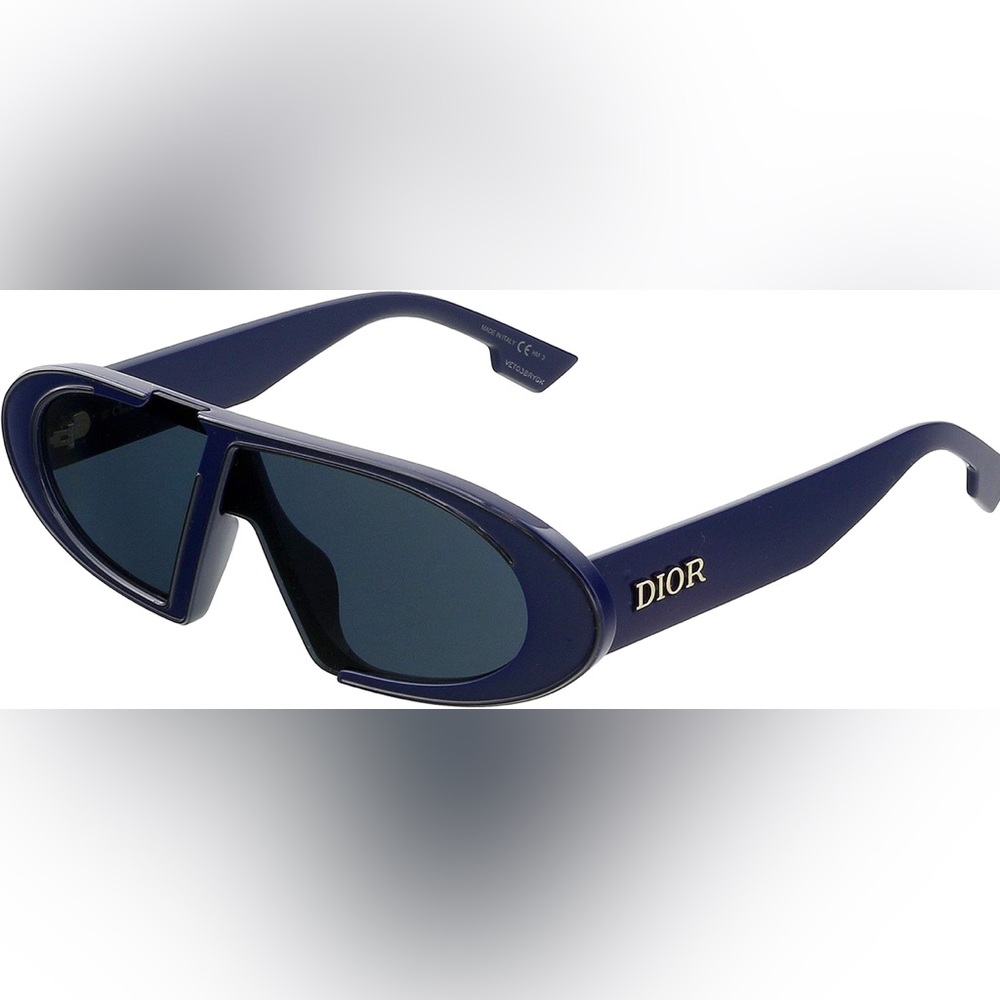 Dior Black Sunglasses with Silver Accents